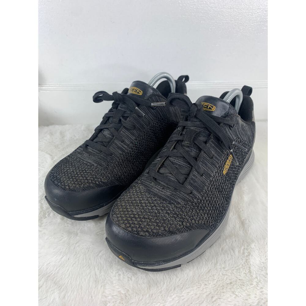 Keen Utility Sparta ESD Women’s Safety Work Shoes Size 9W Black/Gray Flannel